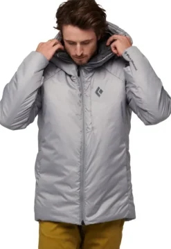 Black Diamond Belay Parka talvitakki, vaaleanharmaa