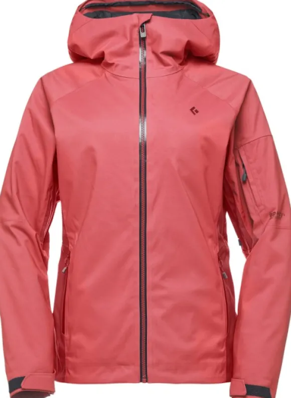 Black Diamond Boundary Line naisten laskettelutakki, punainen