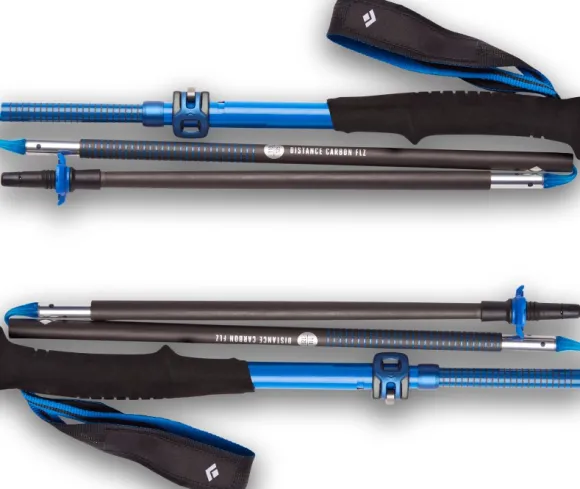Black Diamond Distance Carbon FLZ vaellussauvat, Ultra Blue