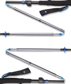 Black Diamond Distance FLZ Poles Pewter vaellussauvat