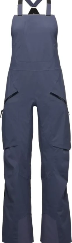 Black Diamond Factor Bibs naisten haalari/toppahousut, Charcoal