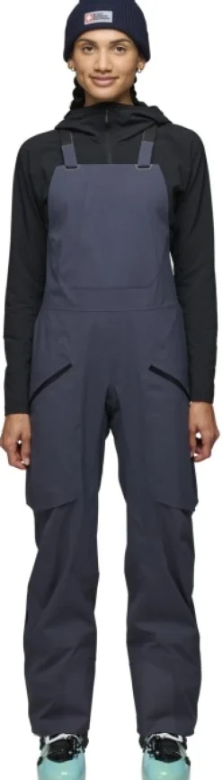 Black Diamond Factor Bibs naisten haalari/toppahousut, Charcoal