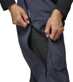 Black Diamond Factor Bibs naisten haalari/toppahousut, Charcoal