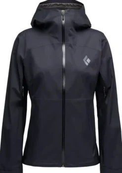 Black Diamond Fineline Stretch Shell naisten kuoritakki, Black