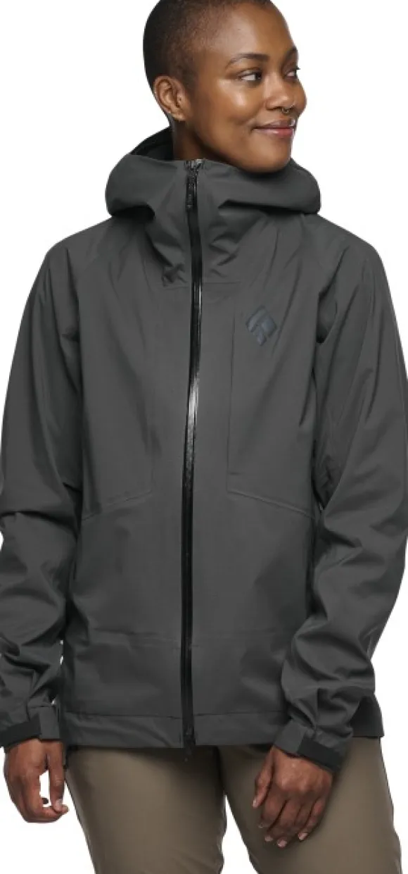 Black Diamond Highline Stretch Shell naisten takki, Anthracite