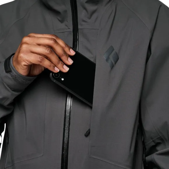 Black Diamond Highline Stretch Shell naisten takki, Anthracite