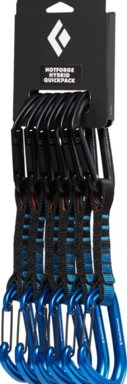 Black Diamond Hotforge Hybrid Quickpack -kiinnike, 12 cm, sininen, 6 kpl