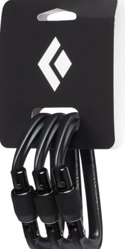 Black Diamond Hotforge Screwgate 3-pack Black -ruuvikarbiinit