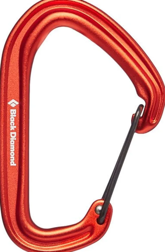 Black Diamond Hotwire -karbiinihaka, punainen