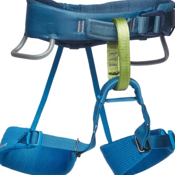 Black Diamond Kids Momentum Harness Kingfisher -lasten kiipeilyvaljaat