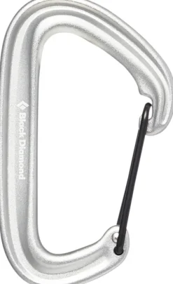 Black Diamond Litewire karabiinihaka, vaaleanharmaa