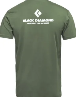 Black Diamond M Equipment For Alpinist SS Tee t-paita, vihreä