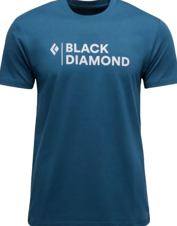 Black Diamond M Mini Stacked SS Tee Indigo