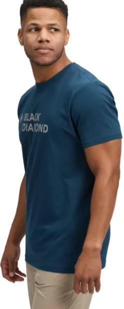 Black Diamond M Mini Stacked SS Tee Indigo