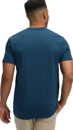 Black Diamond M Mini Stacked SS Tee Indigo