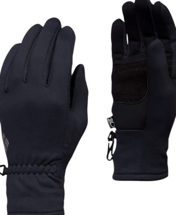Black Diamond Midweight kosketusnäyttöhanskat, musta