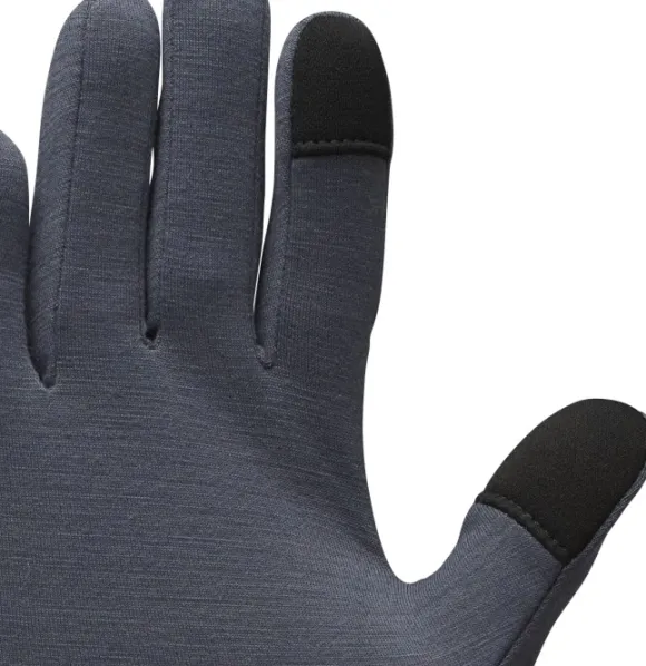 Black Diamond Midweight Wool Liners aluskäsineet, tummanharmaa