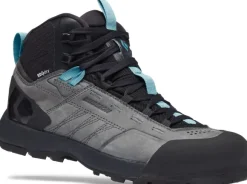Black Diamond Mission Leather Mid WP Approach Shoes naisten kenkä, harmaa/sininen