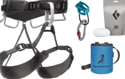 Black Diamond Momentum 4S kiipeilyvaljaspaketti, tummanharmaa