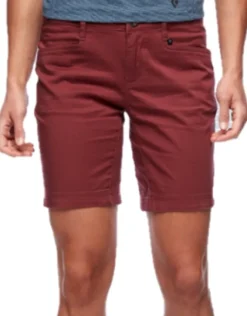 Black Diamond Notion Sl naisten shortsit, viininpunainen
