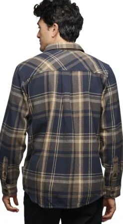 Black Diamond Project Flannel paita, Charcoal/Walnut Plaid