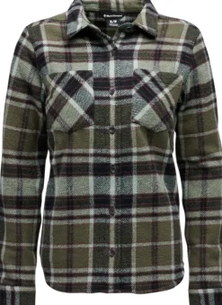 Black Diamond Project Heavy Flannel naisten paita, Tundra/Black/Agave Plaid