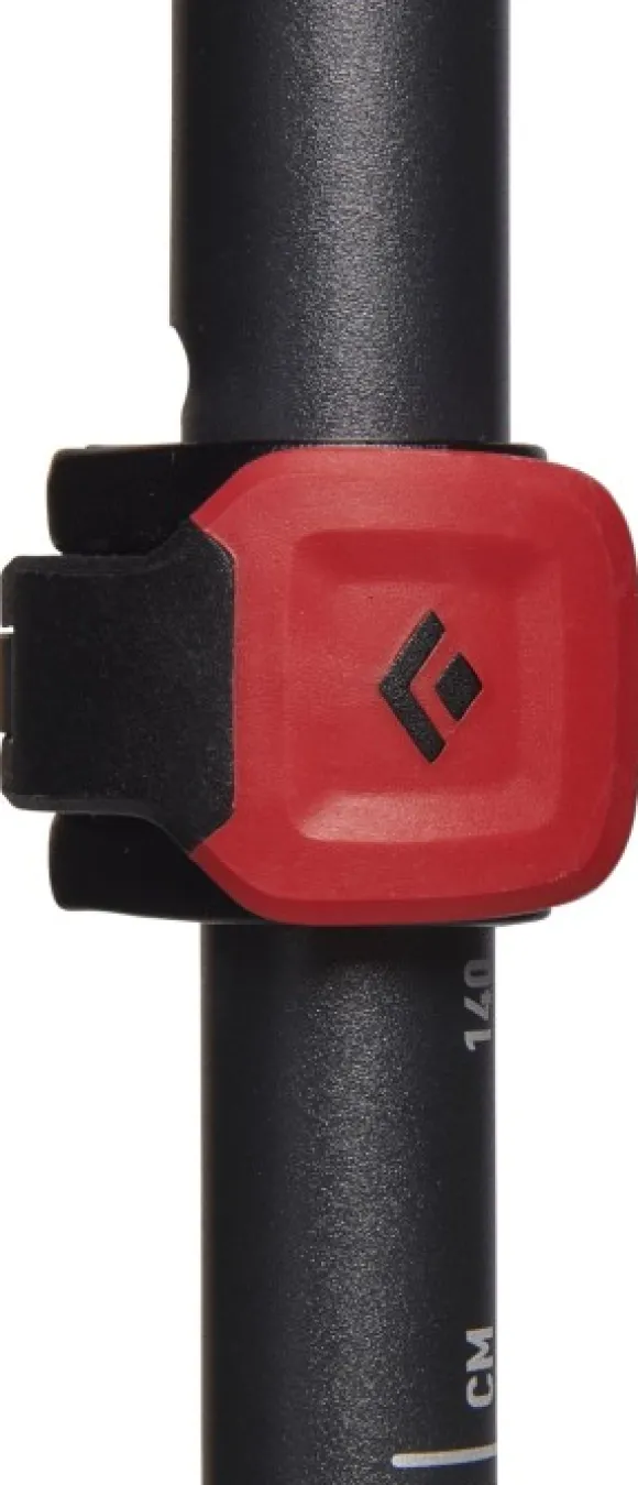 Black Diamond Pursuit Trekking Poles vaellussauvat, tummanharmaa/punainen