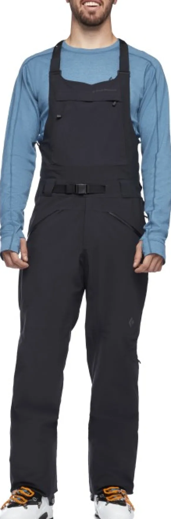 Black Diamond Recon Bibs lasketteluhousut, musta