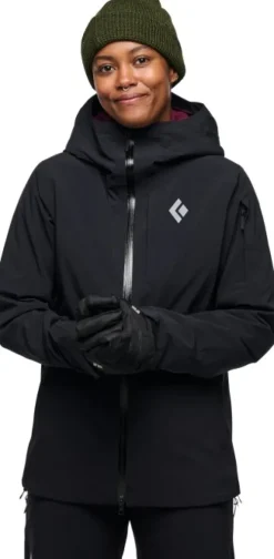 Black Diamond Recon Insulated Shell naisten hybriditakki, musta