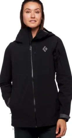 Black Diamond Recon Stretch naisten laskettelutakki, musta