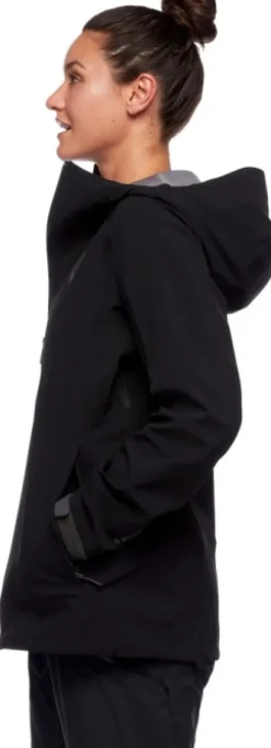 Black Diamond Recon Stretch naisten laskettelutakki, musta