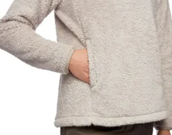 Black Diamond Roadie Quarter Zip naisten fleecepusero, beige/harmaa