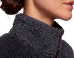 Black Diamond Roadie Quarter Zip naisten fleecepusero, beige/harmaa