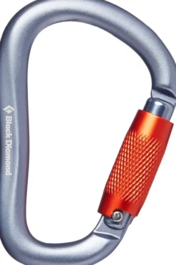 Black Diamond Rocklock Twistlock lukittava karabiinihaka, harmaa