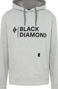 Black Diamond Stacked Logo Hoody huppari, vaaleanharmaa