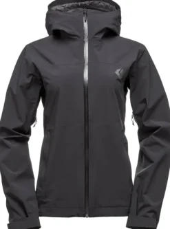 Black Diamond Stormline Stretch naisten kuoritakki, musta