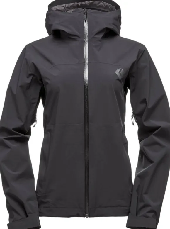 Black Diamond Stormline Stretch naisten kuoritakki, musta