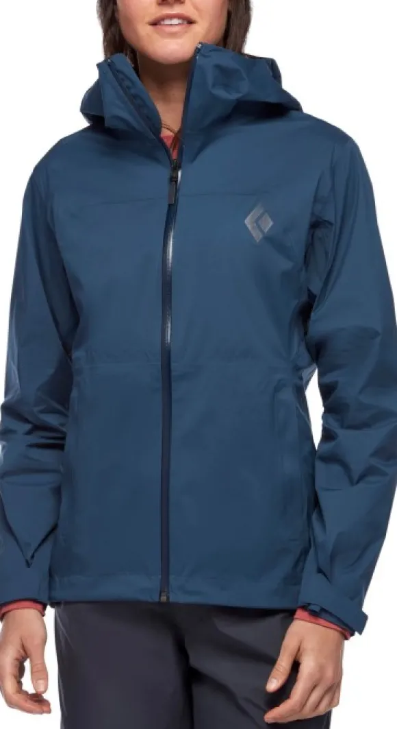 Black Diamond Stormline Stretch naisten kuoritakki, musta