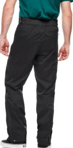 Black Diamond Stormline Stretch Full Zip sadehousut, musta