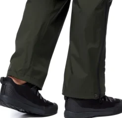 Black Diamond Stormline Stretch Full Zip sadehousut, musta