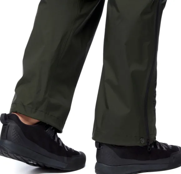 Black Diamond Stormline Stretch Full Zip sadehousut, musta