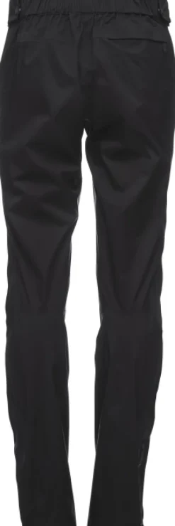 Black Diamond Stormline Stretch Full Zip naisten sadehousut, musta