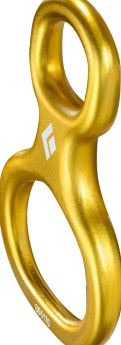 Black Diamond Super 8 laskeutumiskahdeksikko, keltainen