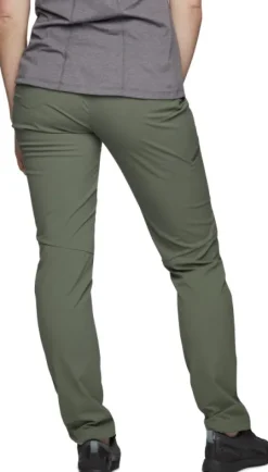 Black Diamond Technician Alpine Pants naisten kiipeilyhousut, harmaavaaleanpunainen