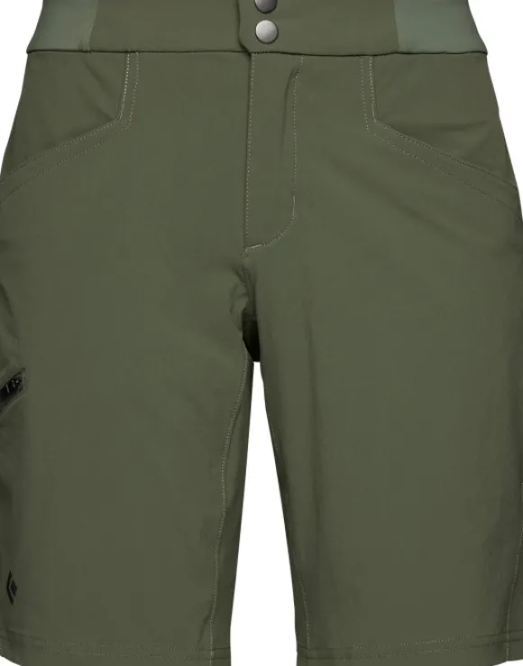 Black Diamond Valley naisten shortsit, maastonvihreä