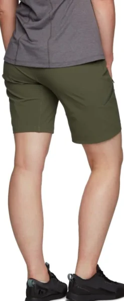 Black Diamond Valley naisten shortsit, maastonvihreä