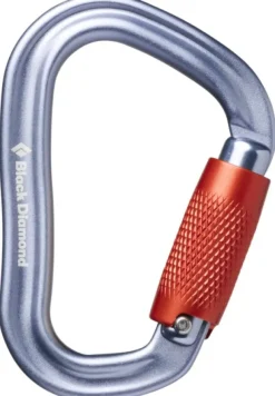 Black Diamond Vaporlock Twistlock Carabiner Gray