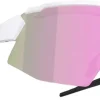 Bliz Breeze Matt White + Brown w Rose Multi + Spare lens Clear urheilulasit