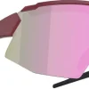 Bliz Breeze Small Matt Burgundy + Brown w Rose Multi + Spare lens Pink urheilulasit