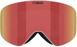 Bliz Flow Matt Light Grey with Brown W Red Multi + Pink Spare lens laskettelulasit